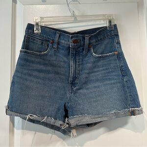 Madewell High Rise Denim Shorts - Size 27